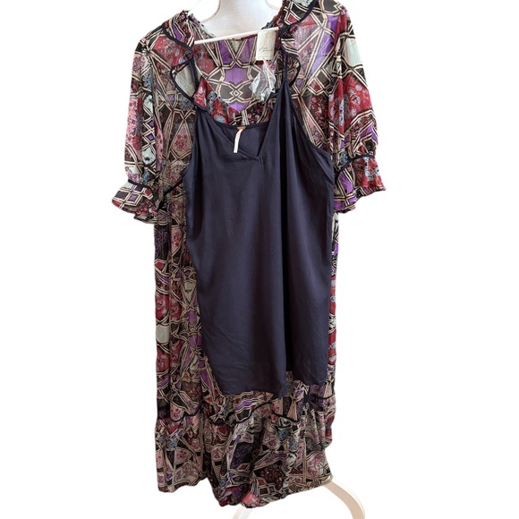 Free People Carmella Printed Maxi Dress Size S. NWT - Picture 8 of 12